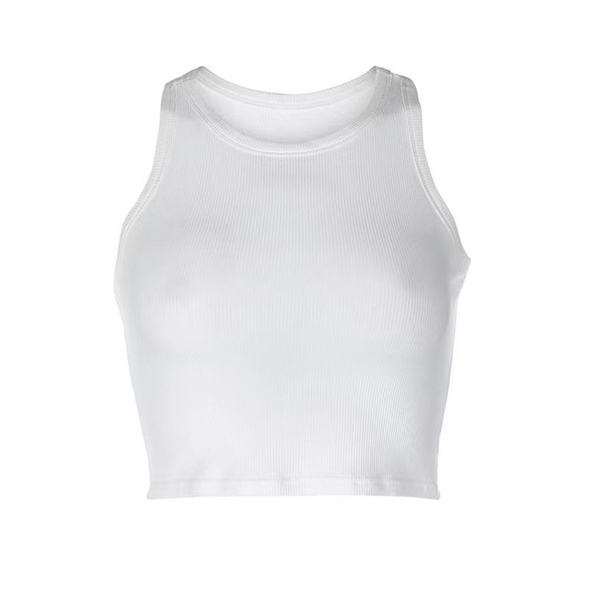 Cropped Top Plain Tank
