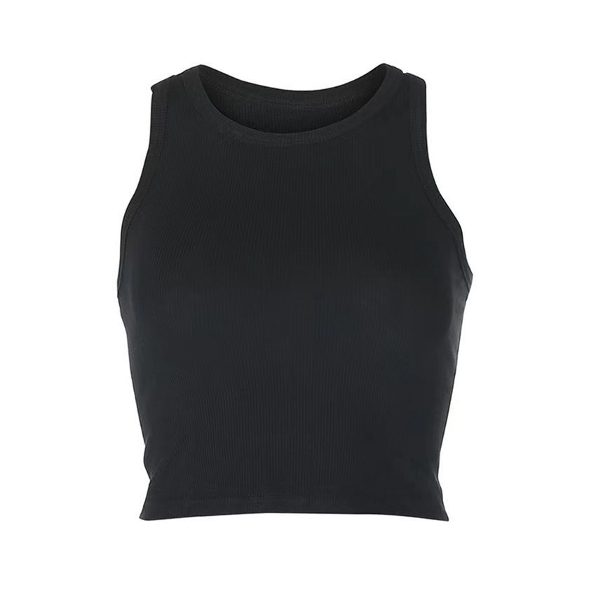Cropped Top Plain Tank