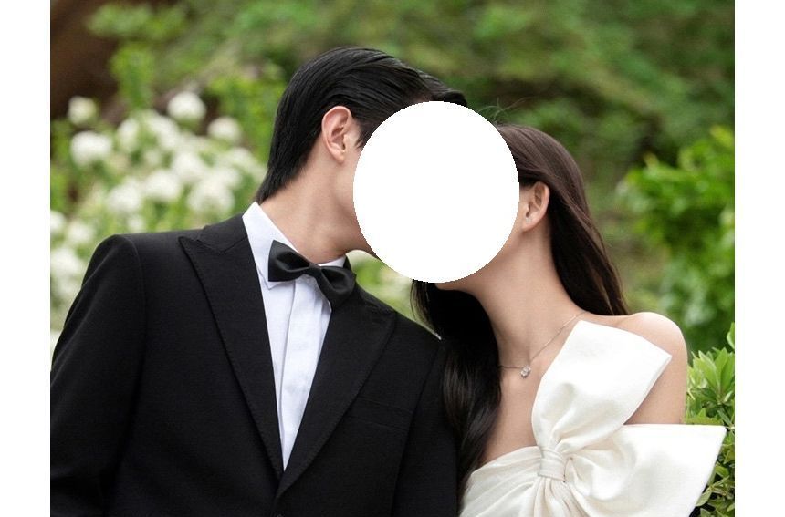 Plain Wedding Gown Strapless Bow Mermaid