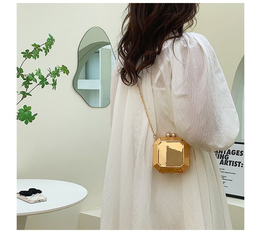 Geometric Crossbody Bag Strap Chain