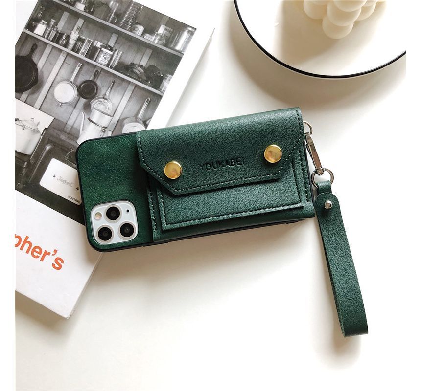 Coin Purse Faux Case Leather Phone