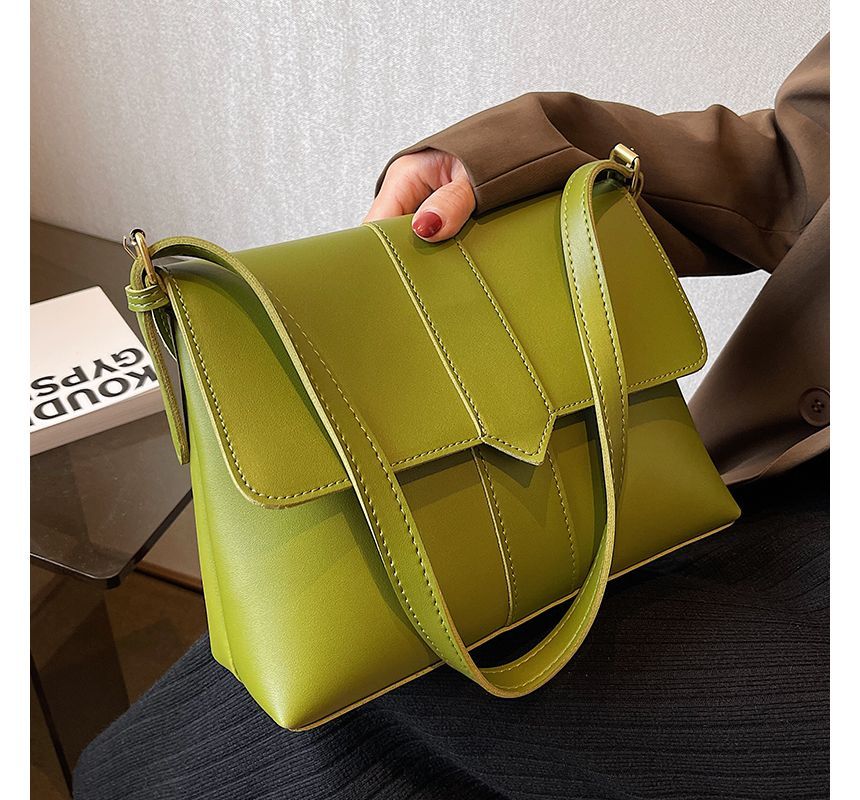 Faux Shoulder Bag Leather