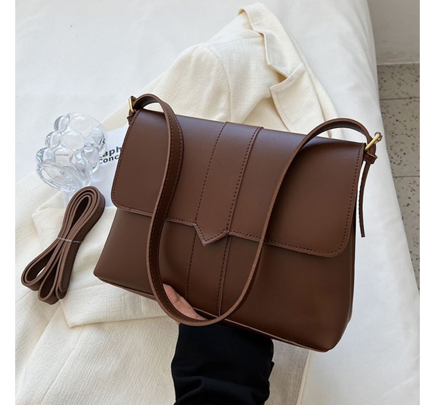 Faux Shoulder Bag Leather