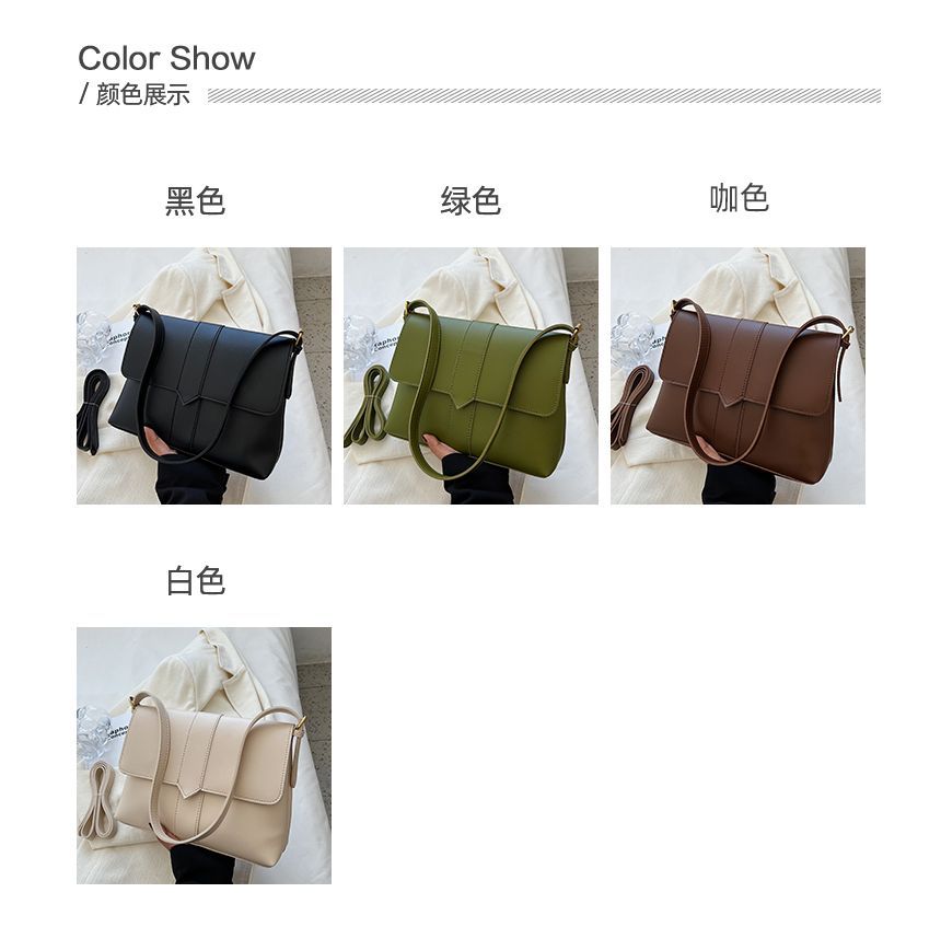 Faux Shoulder Bag Leather