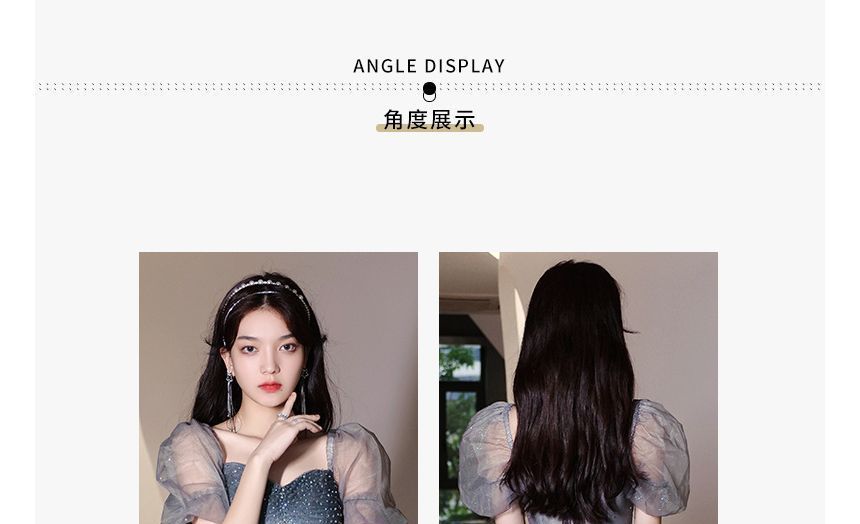 Gown Gradient Evening Midi / Puff-Sleeve A-Line Dress Mesh