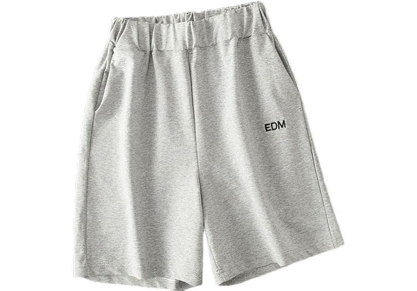 Letter Shorts Waist Embroidered High