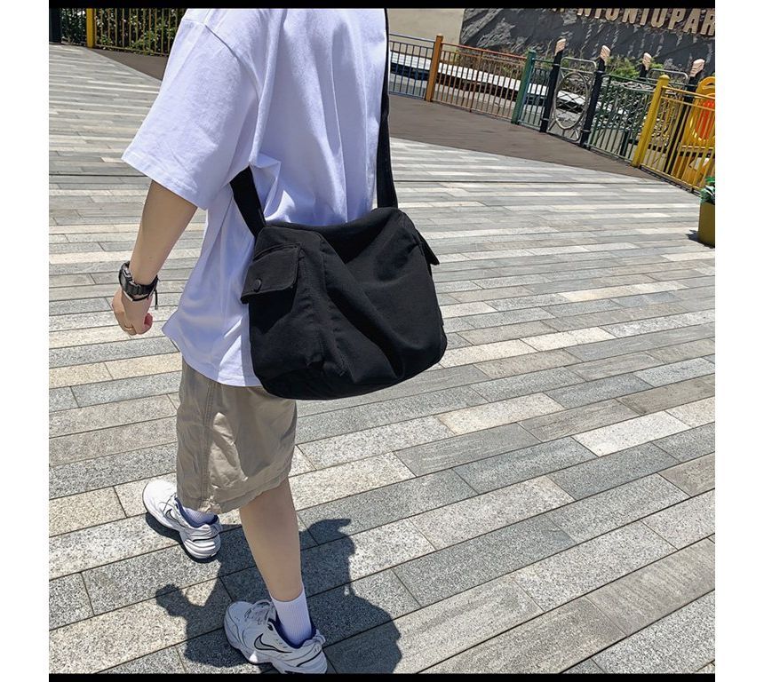 Plain Crossbody Bag Canvas