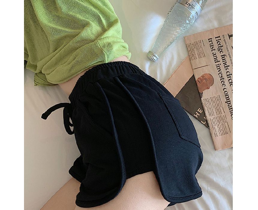 Plain Waist Shorts High
