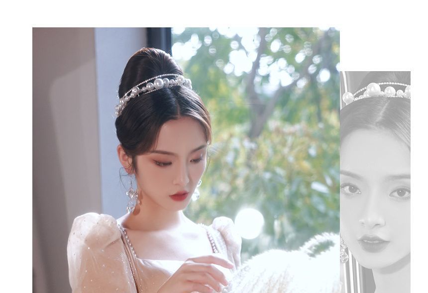 Gown A-Line Evening Rhinestone Short-Sleeve