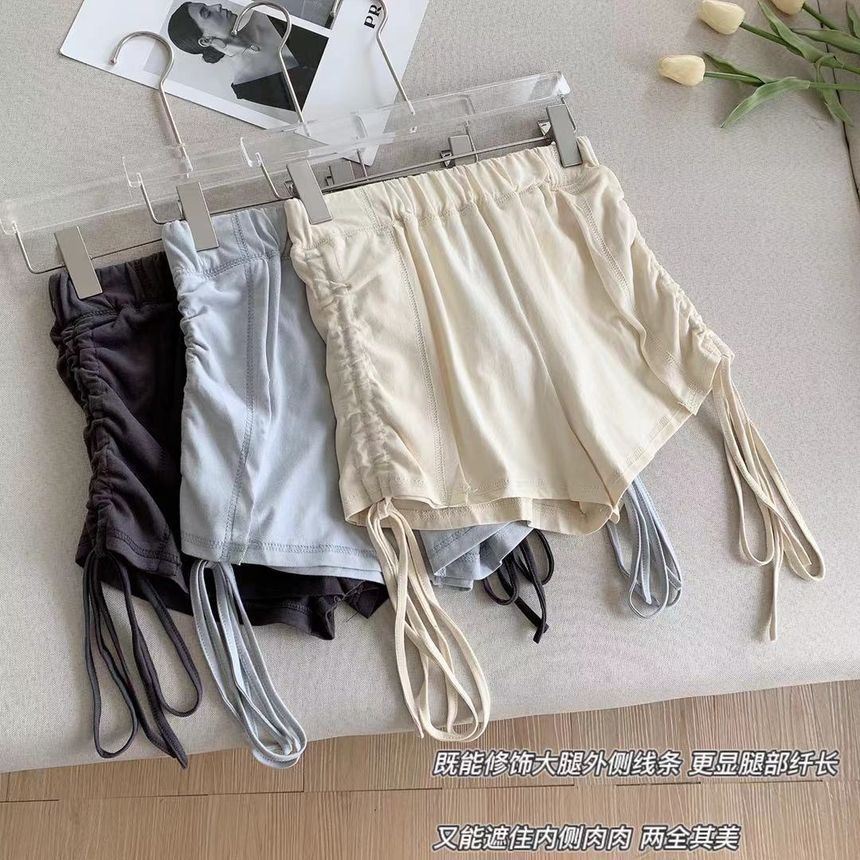 Mid Pants Hot Rise Plain