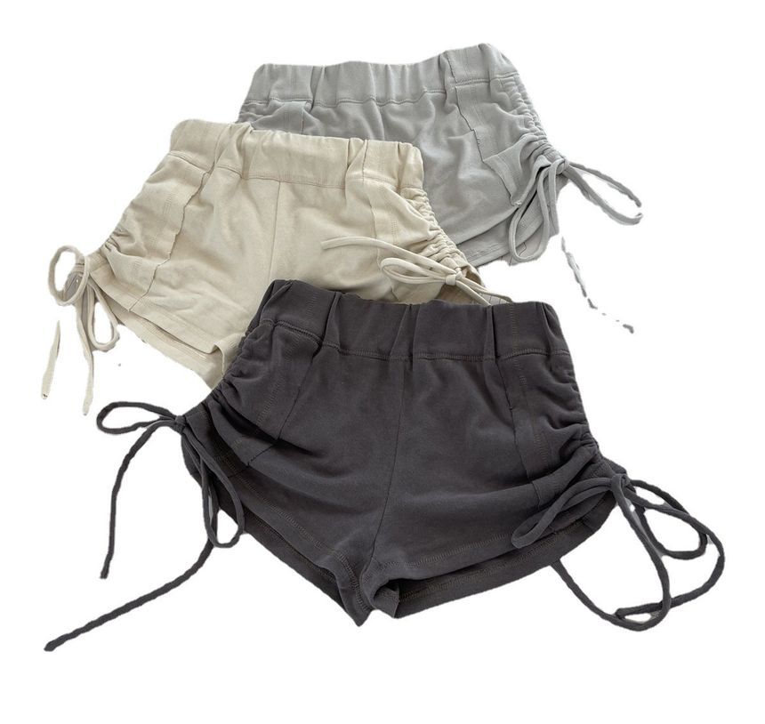 Mid Pants Hot Rise Plain