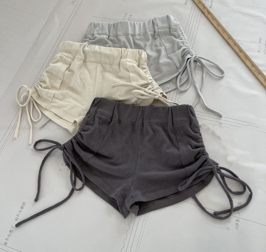 Mid Pants Hot Rise Plain