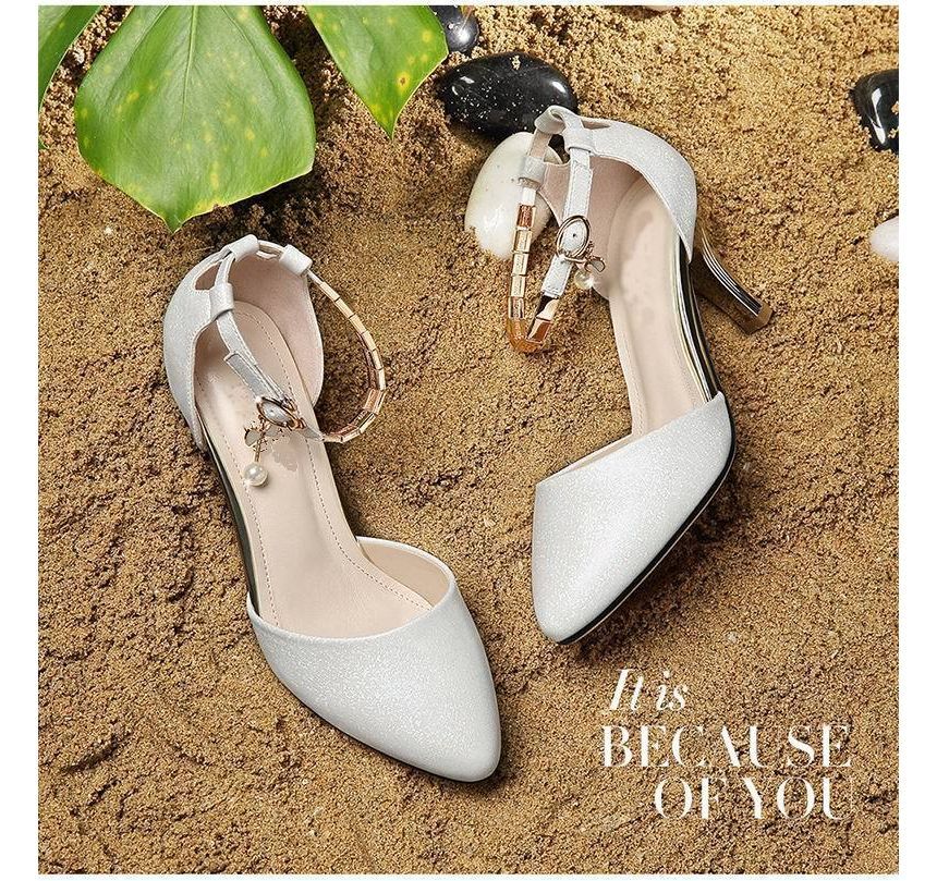 High Sandals Strap Heel Ankle