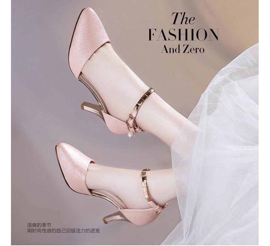 High Sandals Strap Heel Ankle