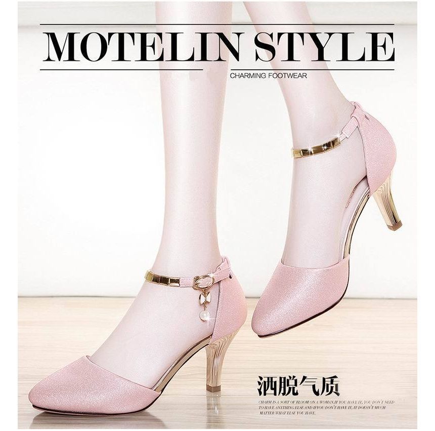 High Sandals Strap Heel Ankle