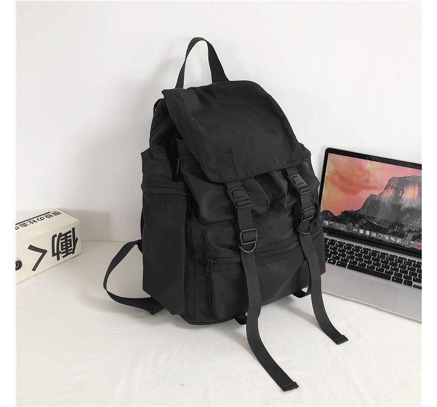 Lightweight Buckled Backpack