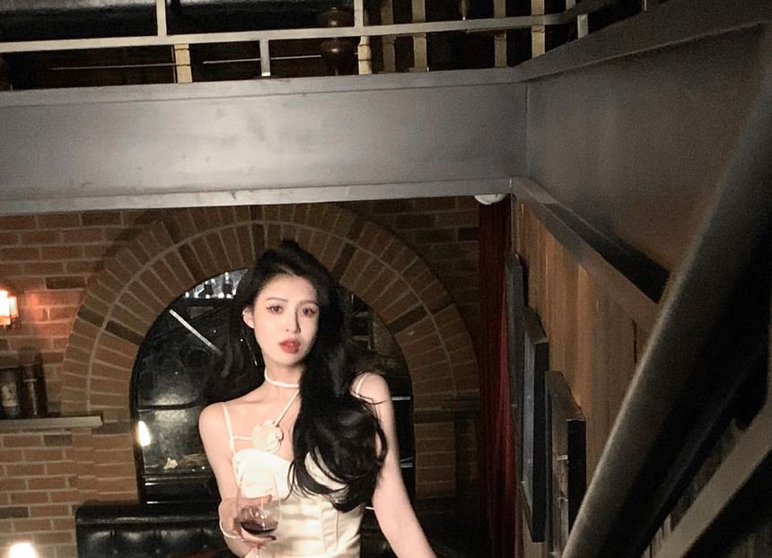 Dress Neck Mermaid Scoop Plain Evening Strap Gown Spaghetti