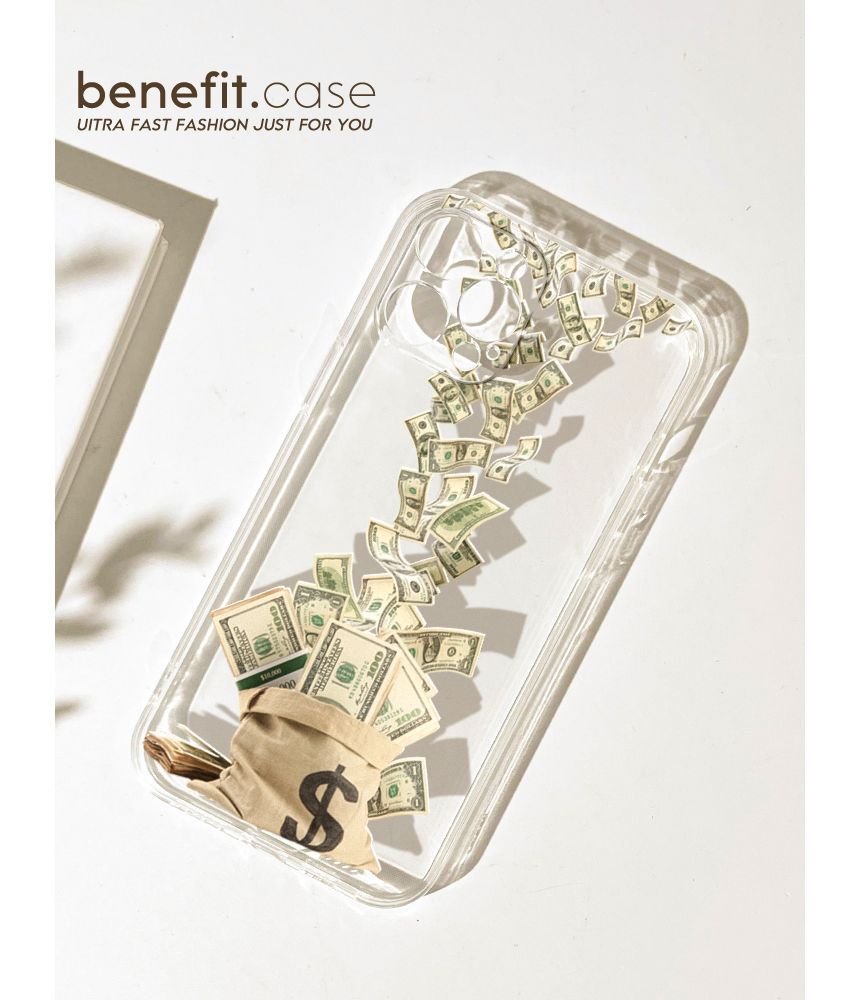 Transparent Money Bag Case Phone