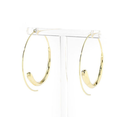 Oval Alloy Earring