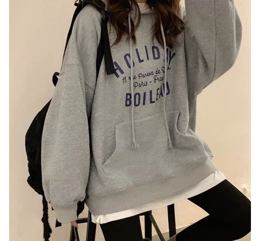 Oversized Hoodie Lettering