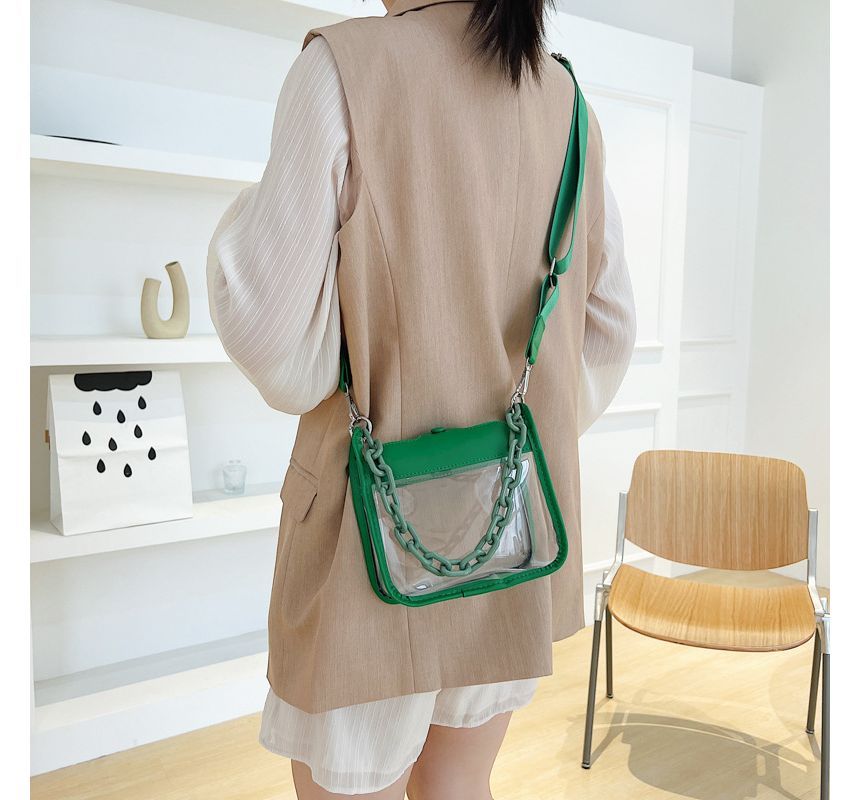 Bag Transparent Chain Crossbody