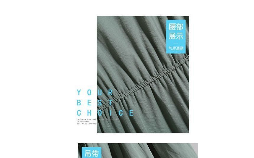 A-Line Neck Short-Sleeve Mock Crew Two-Piece Dress Tiered Midi