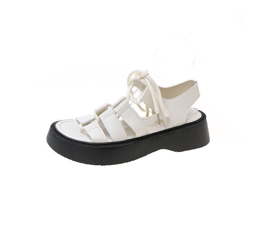 Sandals Platform Lace-Up Gladiator
