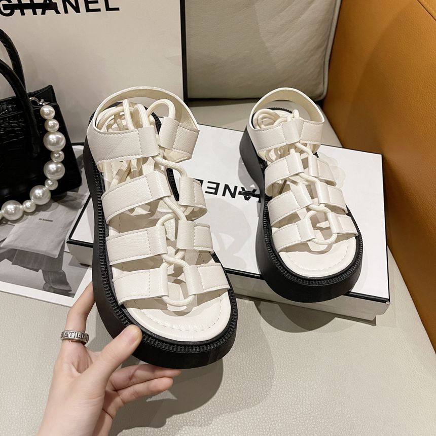 Sandals Platform Lace-Up Gladiator