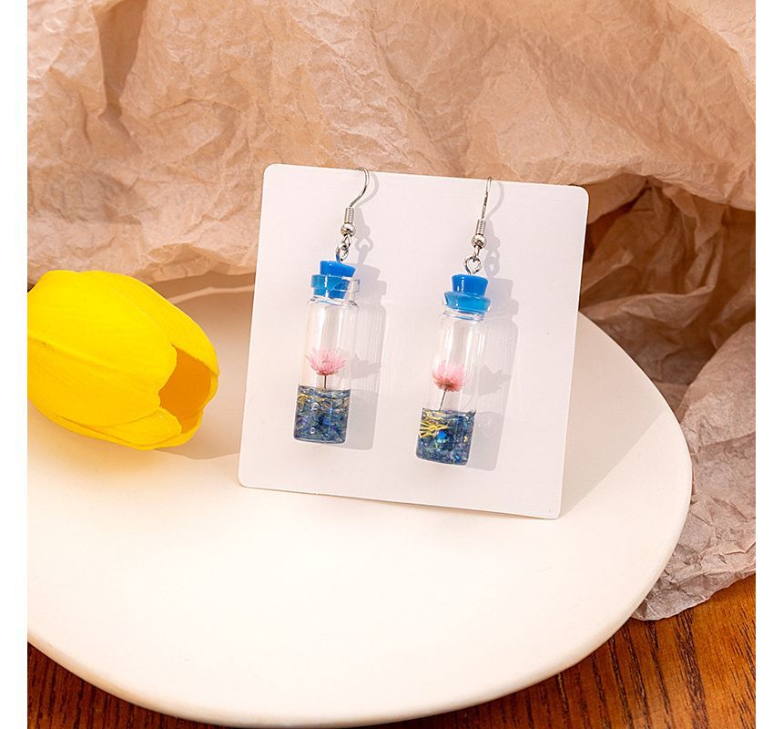 Wish Bottle Drop Earring