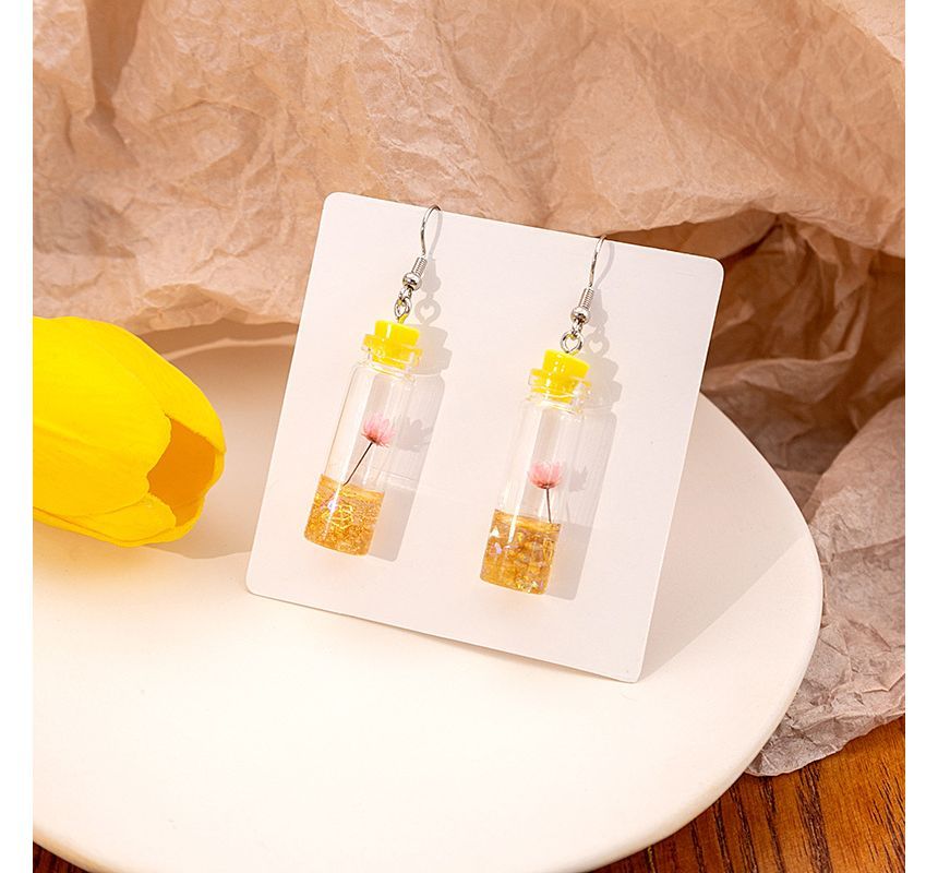 Wish Bottle Drop Earring