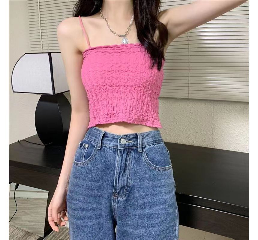 Cami Top Ruched Cropped