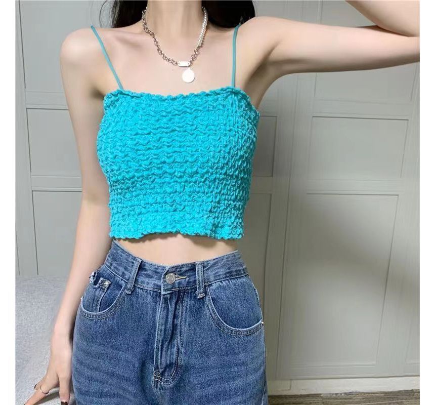 Cami Top Ruched Cropped