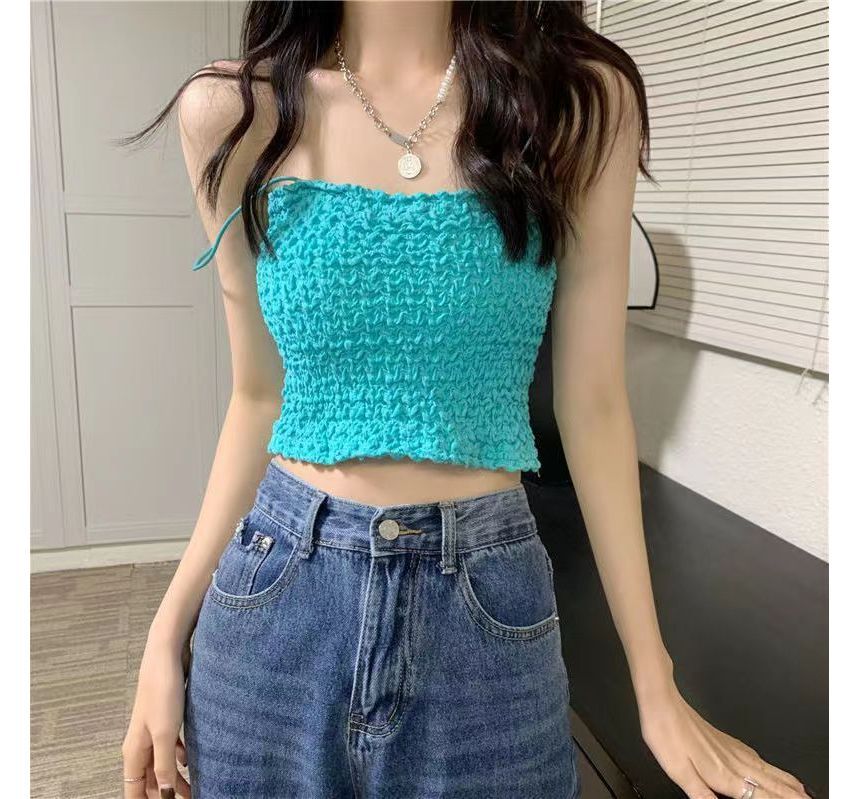 Cami Top Ruched Cropped