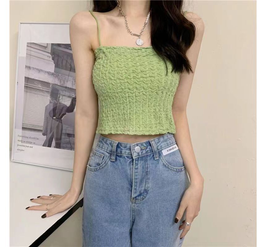 Cami Top Ruched Cropped