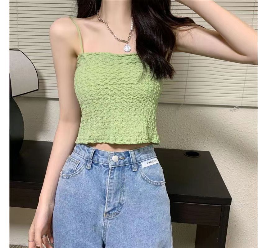 Cami Top Ruched Cropped