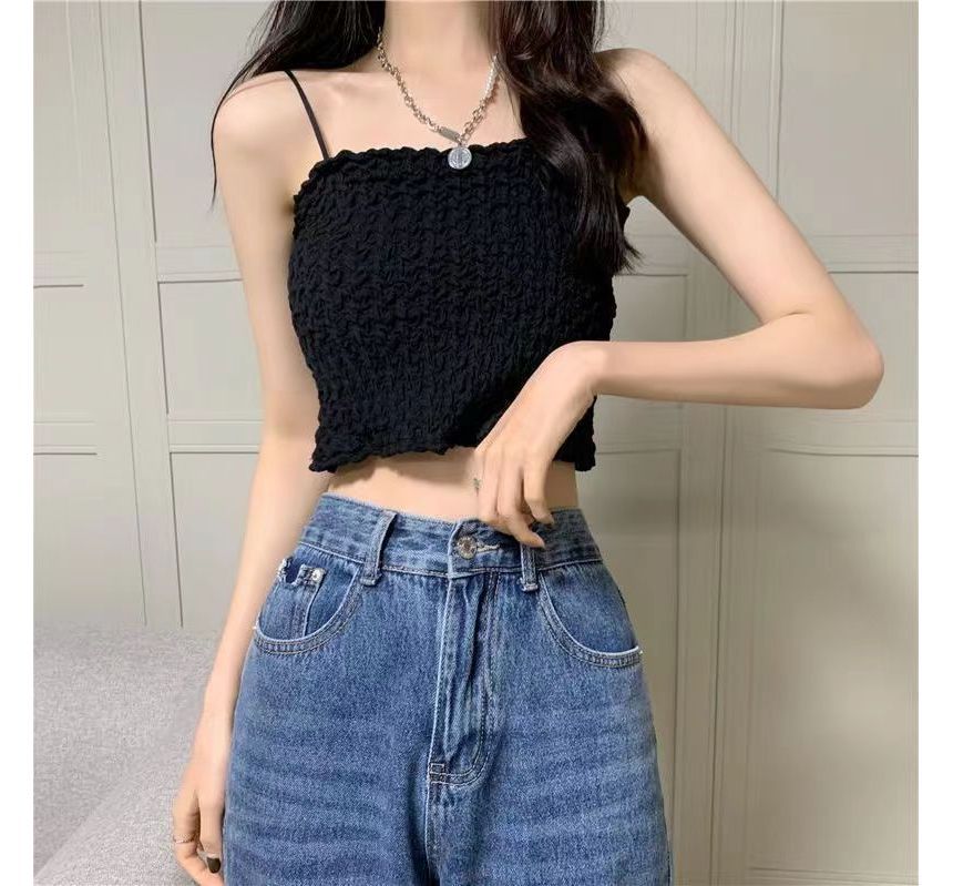 Cami Top Ruched Cropped