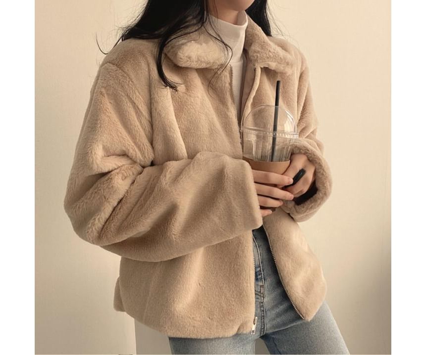 Fluffy Zip Jacket