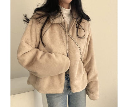 Fluffy Zip Jacket