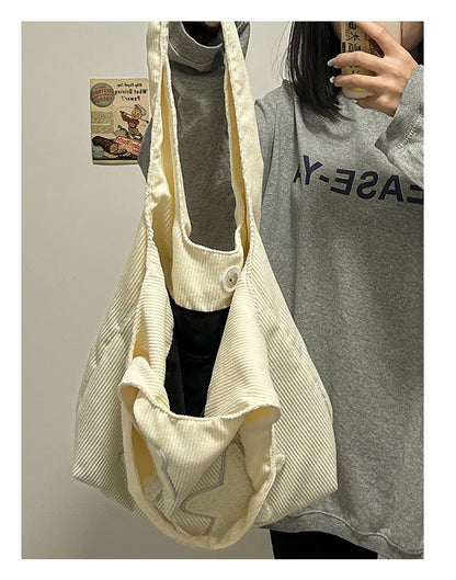 Star Applique Tote Bag