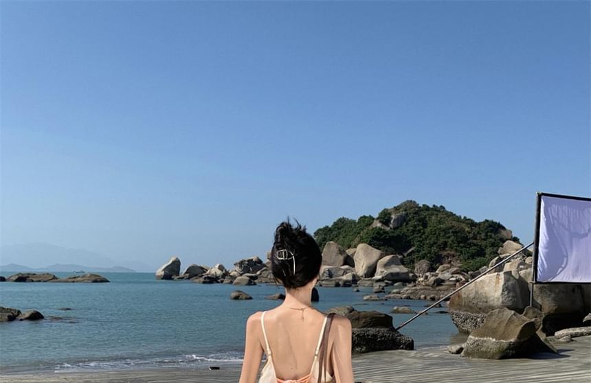 Maxi Print Dress A-Line Strap Spaghetti