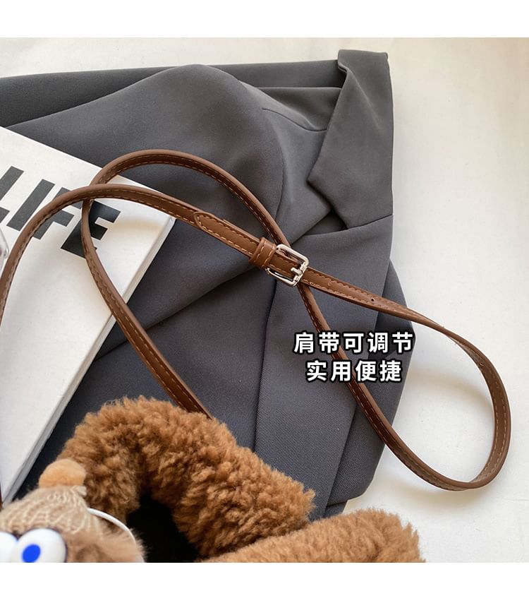 Crossbody Bag Charm / Faux Set Shearling