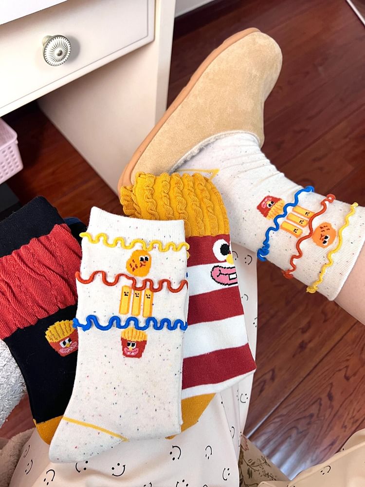 Food Print Socks / Set