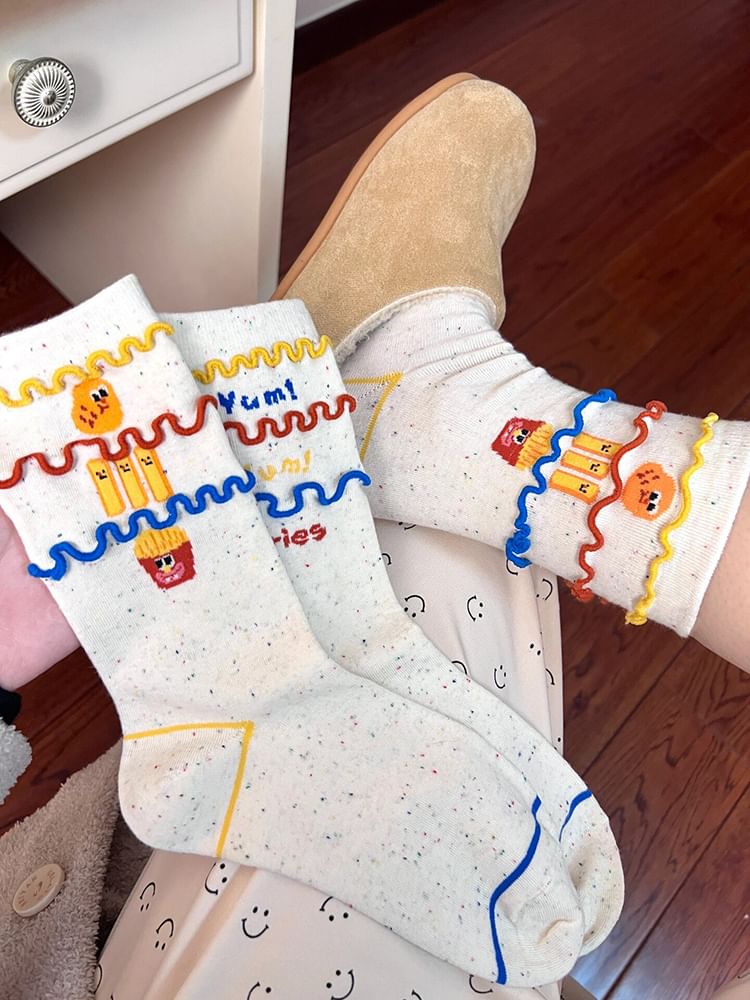 Food Print Socks / Set