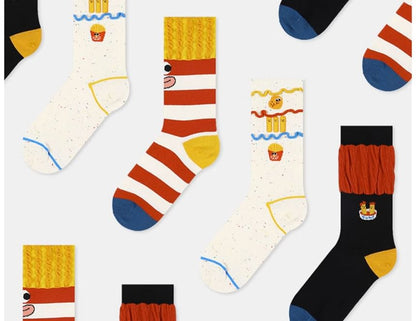 Food Print Socks / Set