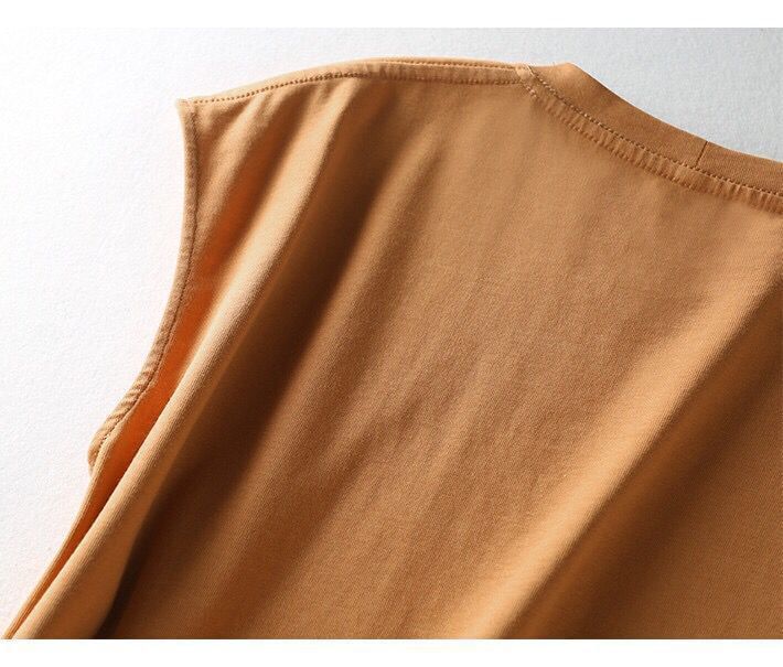 Shift Neck Dress Crew Midi Plain Cap-Sleeve