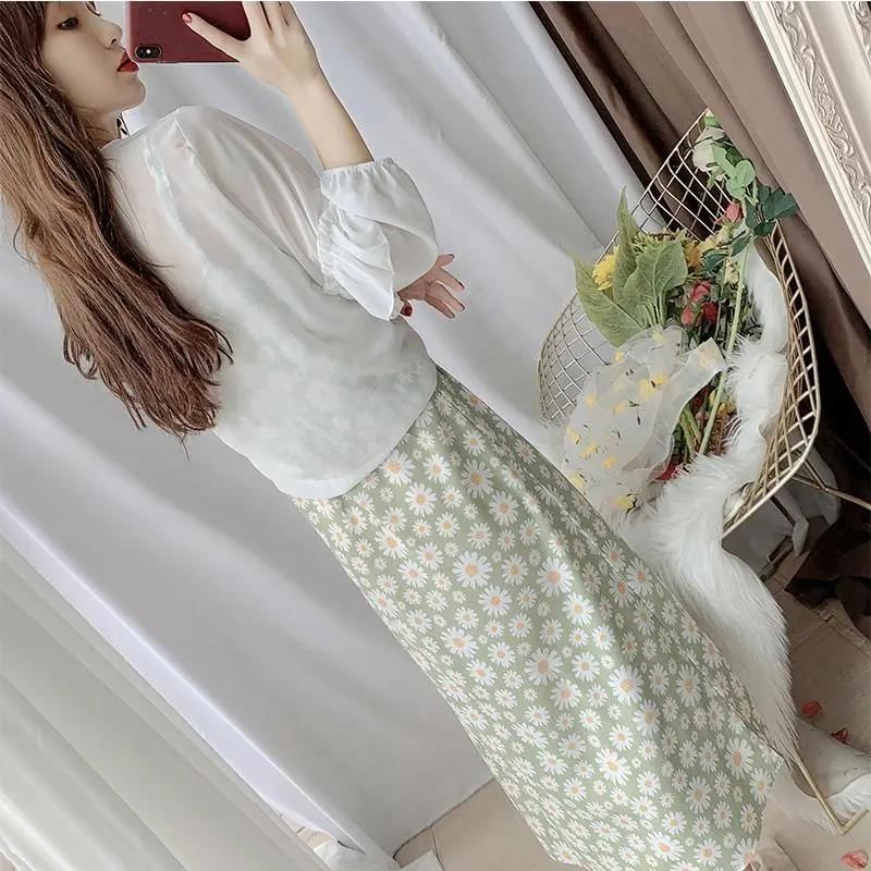 V-Neck Floral Midi Dress Strap Shift Spaghetti Print