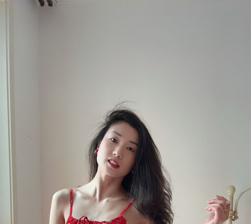 Designs) (Various Floral Spaghetti Sundress Strap