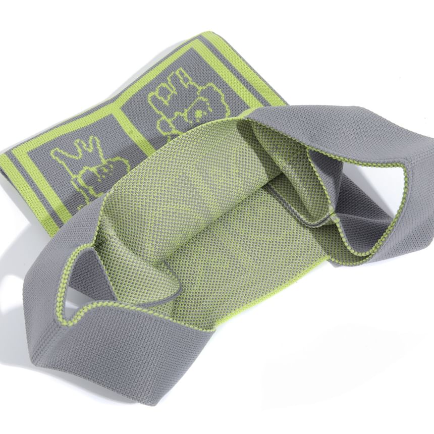 Tote Jacquard Bag Knit Dog