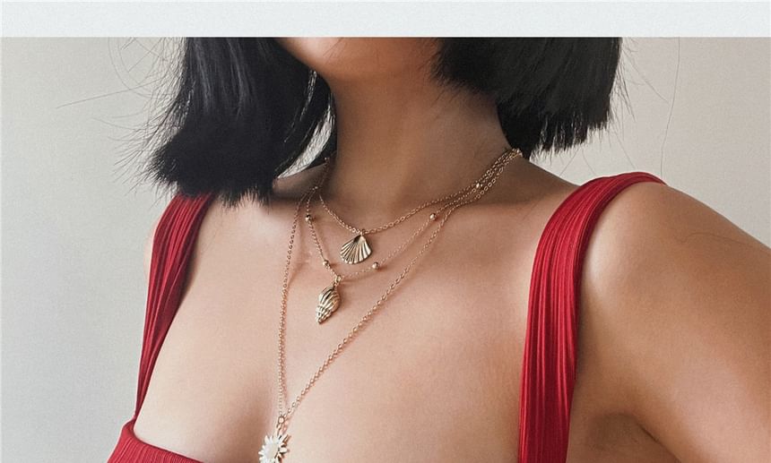 Off Dress Midi Plain Sheath Shoulder