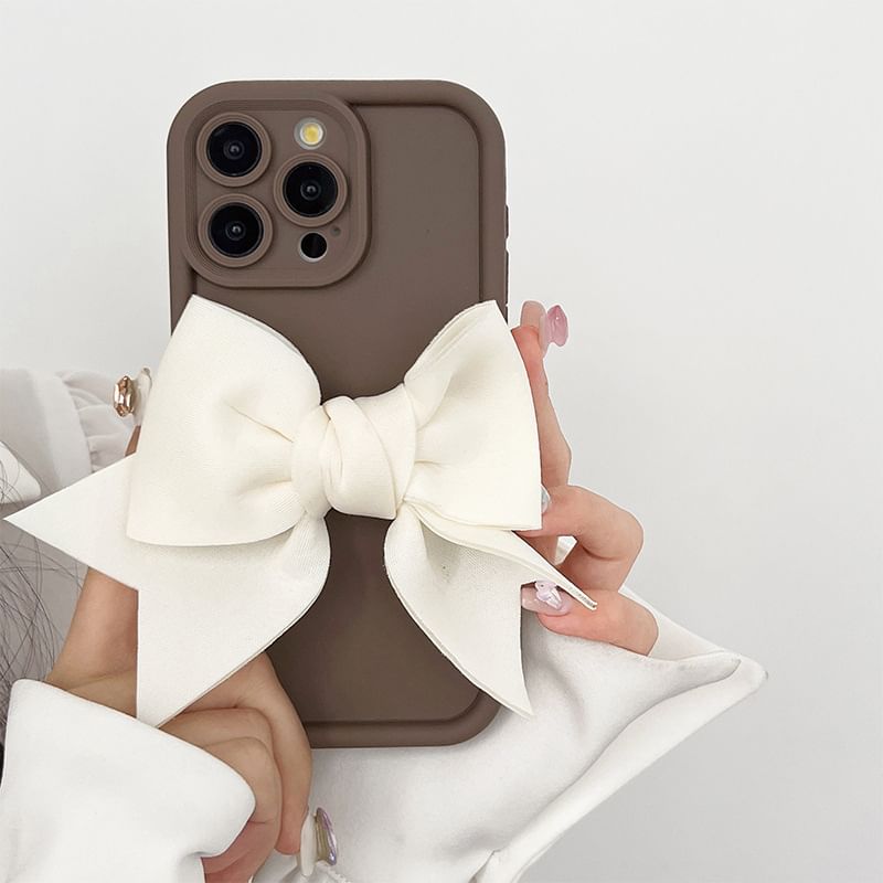 / Case Floral Bow Phone